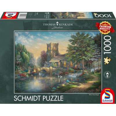 Puzzle Schmidt-Spiele-57367 Chapelle de Willow Wood