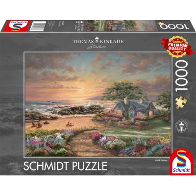 Puzzle Schmidt-Spiele-57368 Cottage au Bord de la Mer