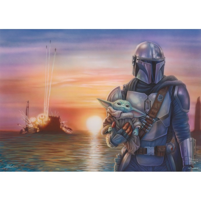 Puzzle  Schmidt-Spiele-57377 The Mandalorian - La Nouvelle Direction