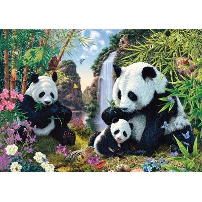 Puzzle Schmidt-Spiele-57380 Famille de Pandas