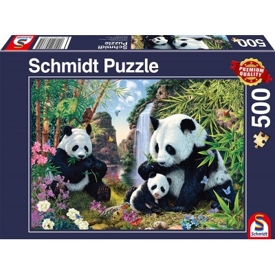 Puzzle Schmidt-Spiele-57380 Famille de Pandas