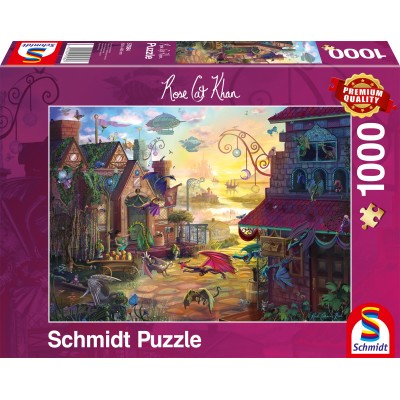 Puzzle Schmidt-Spiele-57584 Courrier du Dragon