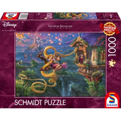 Puzzle Schmidt-Spiele-58034 Disney - Raiponce - L'amour Enchevêtré