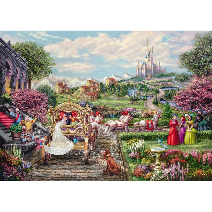 Puzzle  Schmidt-Spiele-58038 Disney - Cendrillon - Le bonheur éternel