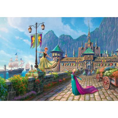 Puzzle Schmidt-Spiele-58042 Disney La Reine des Neiges - La Fête à Arendelle