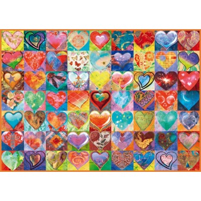 Puzzle Schmidt-Spiele-58295 Coeur à Coeur