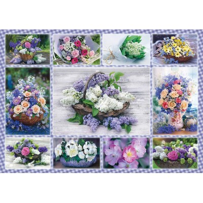 Puzzle Schmidt-Spiele-58366 Bouquets de Fleurs