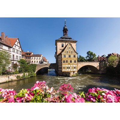 Puzzle Schmidt-Spiele-58397 Bamberg, Regnitz and Veille Mairie