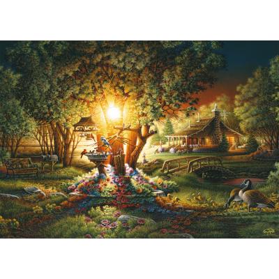 Puzzle Schmidt-Spiele-58547 Le Printemps Étincelle