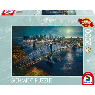 Puzzle Schmidt-Spiele-58782 Clair de Lune à Manhattan