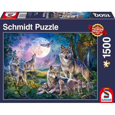 Puzzle Schmidt-Spiele-58954 Loups