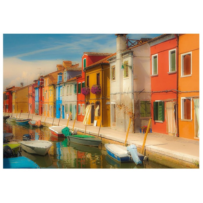 Puzzle  Schmidt-Spiele-58991 Maisons de l'île de Burano