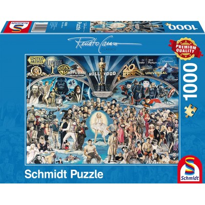 Puzzle Schmidt-Spiele-59398 Renato Casaro - Hollywood