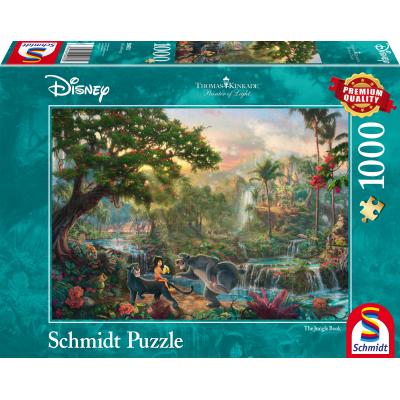 Puzzle Schmidt-Spiele-59473 Thomas Kinkade - Le Livre de la Jungle