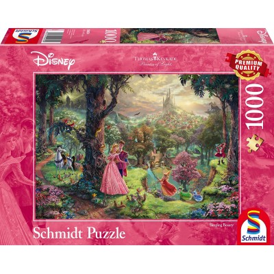 Puzzle Schmidt-Spiele-59474 Thomas Kinkade - Disney, La Belle au Bois Dormant