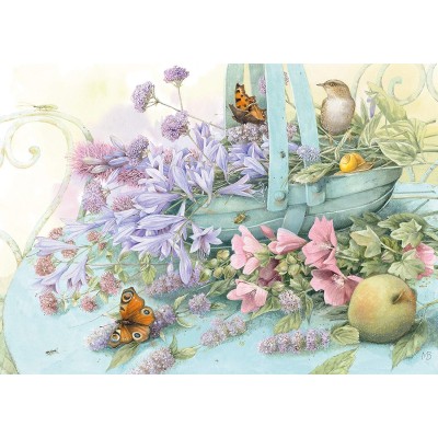Puzzle Schmidt-Spiele-59572 Panier de Fleurs
