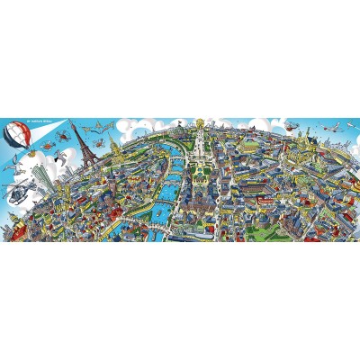 Puzzle Schmidt-Spiele-59597 Paysage Urbain - Paris
