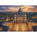 Puzzle  Schmidt-Spiele-59628 Thomas Kinkade - Le Vatican