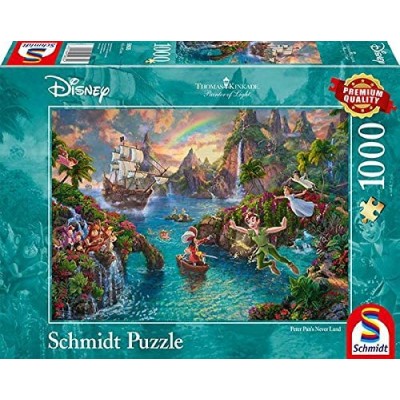 Puzzle Schmidt-Spiele-59635 Thomas Kinkade, Disney - Peter Pan