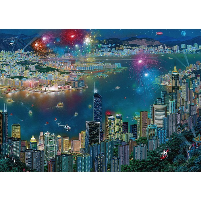 Alexander Chen - Feux d'Artifice sur Hong Kong