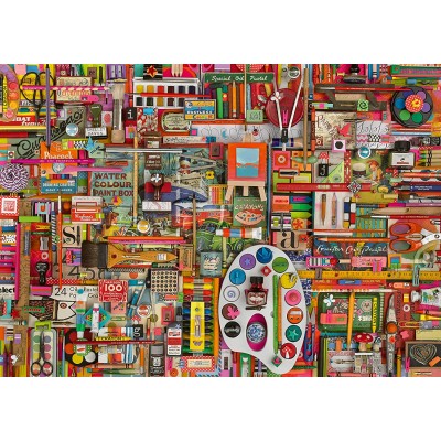 Puzzle Schmidt-Spiele-59698 Shelley Davies - Matériel d'Artiste Vintage