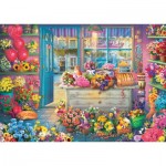 Puzzle  Schmidt-Spiele-59764 Ambiance colorée chez le fleuriste