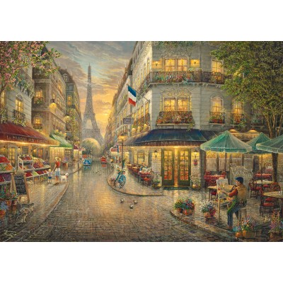 Schmidt-Spiele-59798 Puzzle en bois - Paris Pittoresque