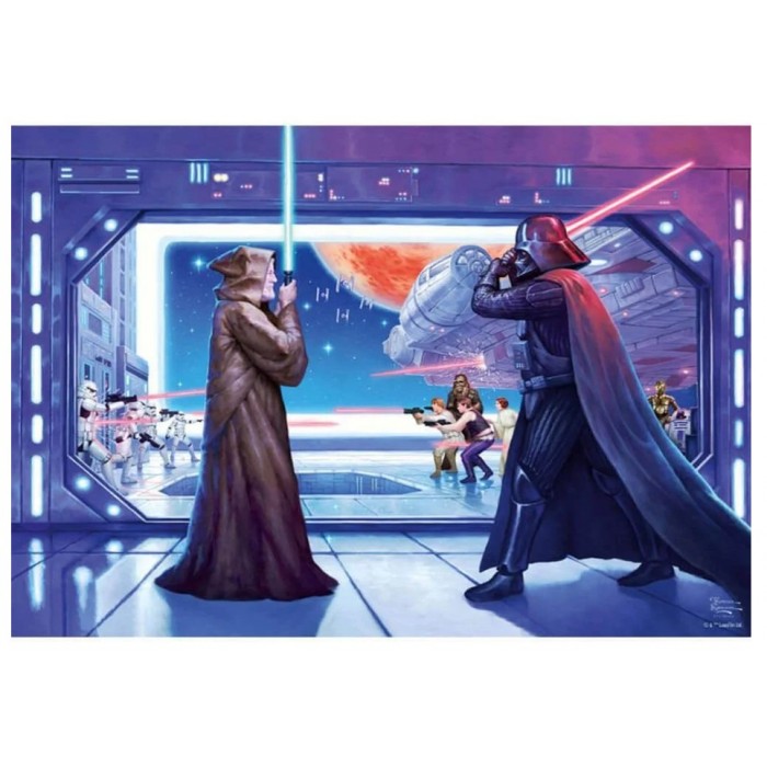 Puzzle  Schmidt-Spiele-59953 Thomas Kinkade - Star Wars