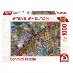 Puzzle  Schmidt-Spiele-59966 Steve Skelton - Tout en Mouvement