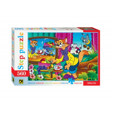 Puzzle Step-Puzzle-78034 Leopold the Cat