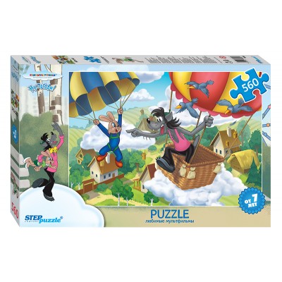 Puzzle Step-Puzzle-78089 Le Lapin et le Loup