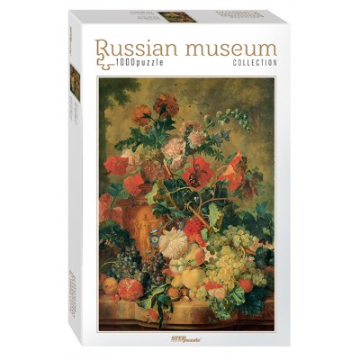 Puzzle Step-Puzzle-79210 Russian Museum - Jan van Huysum. Flowers and Fruit