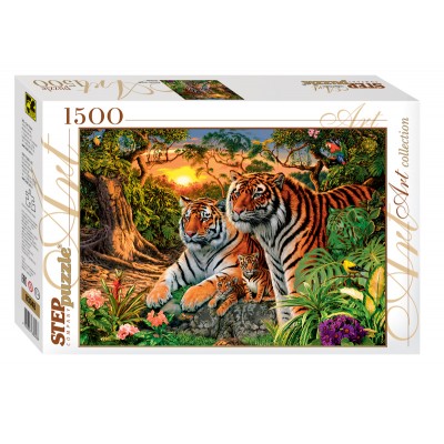Puzzle Step-Puzzle-83048 Combien de Tigres ?