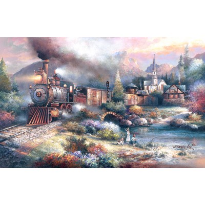 Puzzle Sunsout-18014 James Lee - Maryland Mountain Express