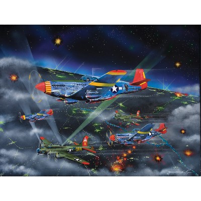 Puzzle Sunsout-21319 Pièces XXL - Night Fighters - Les aviateurs de Tuskegee