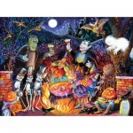 Puzzle  Sunsout-21831 Bill Bell - Monster Party Time