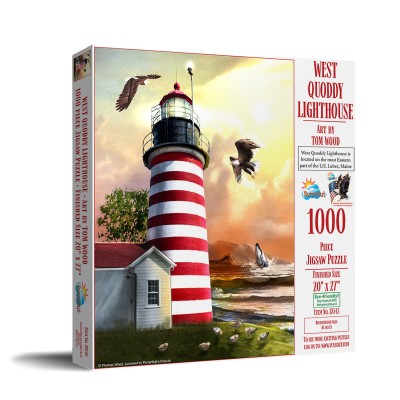 Puzzle Sunsout-28542 Phare de West Quoddy