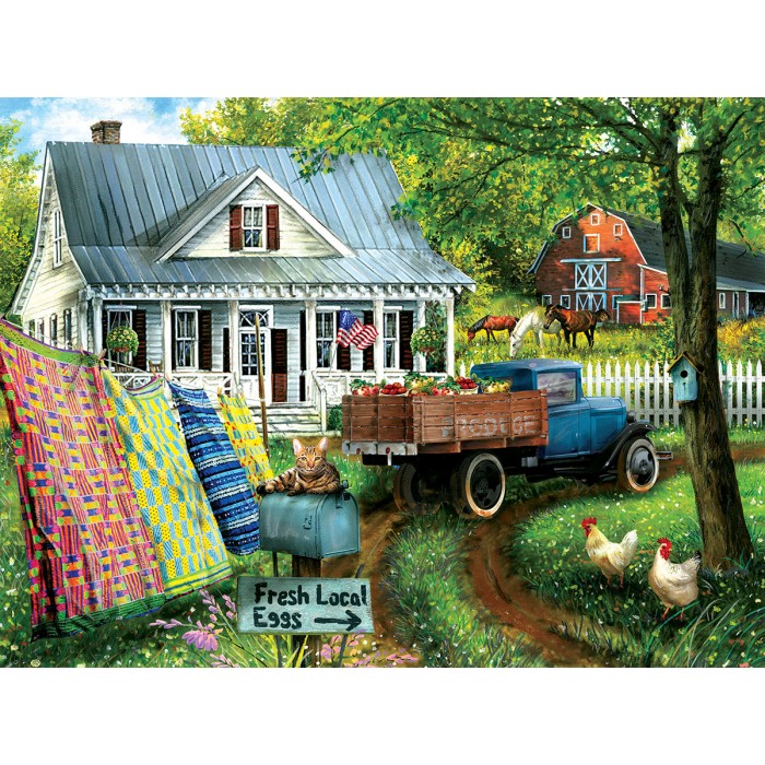 Puzzle Sunsout-28771 Tom Wood - Countryside Living