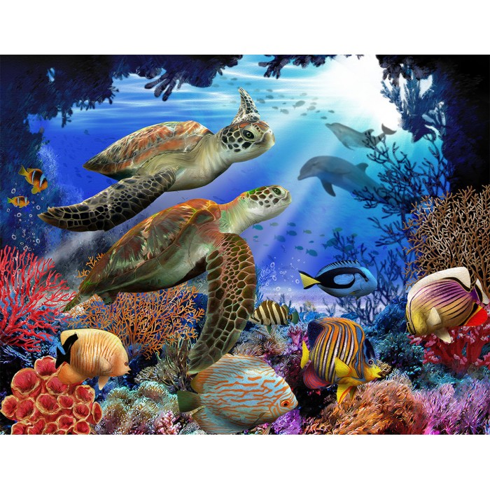 Puzzle Sunsout-28804 Pièces XXL - Underwater Fantasy