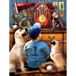 Puzzle  Sunsout-28853 Pièces XXL - Tom Wood - Listening to the Game