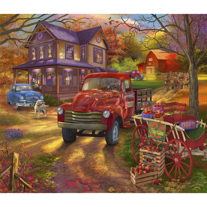 Puzzle  Sunsout-31411 Ferme de Pommes