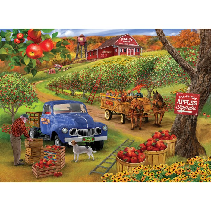 Puzzle  Sunsout-31955 Pièces XXL - Récolte de Pommes