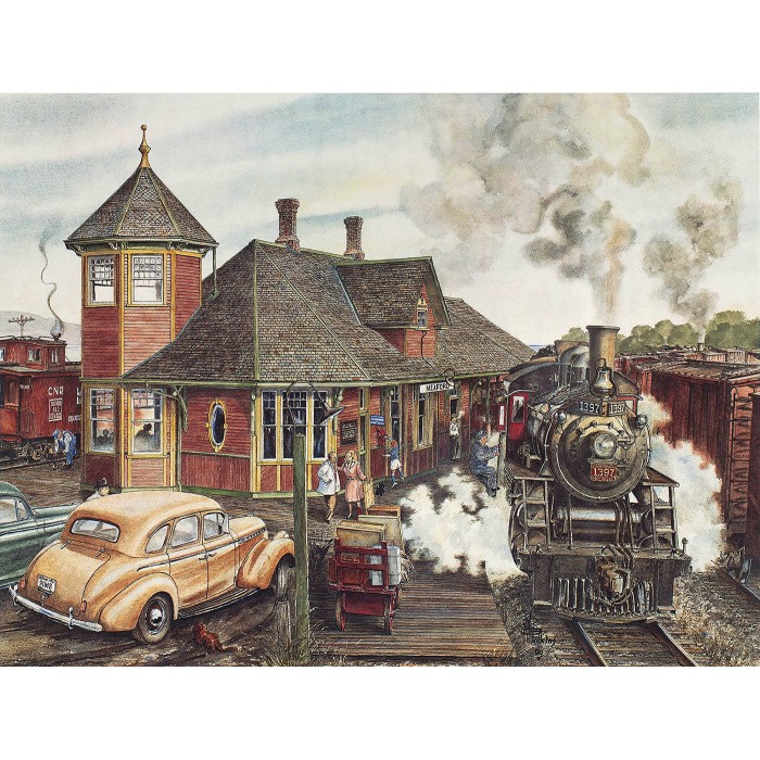 Puzzle  Sunsout-34031 Pièces XXL - Gare de Meaford