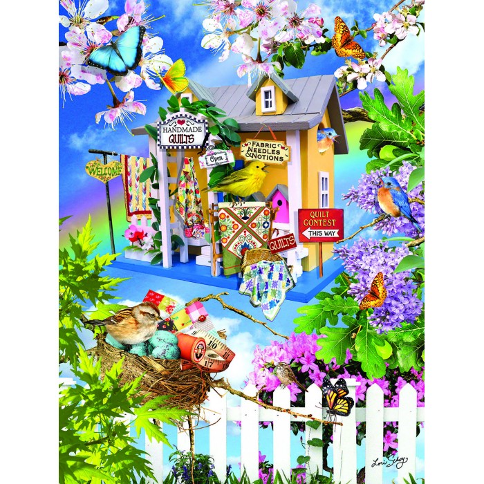 Puzzle  Sunsout-35325 Pièces XXL - Quilts en Haut