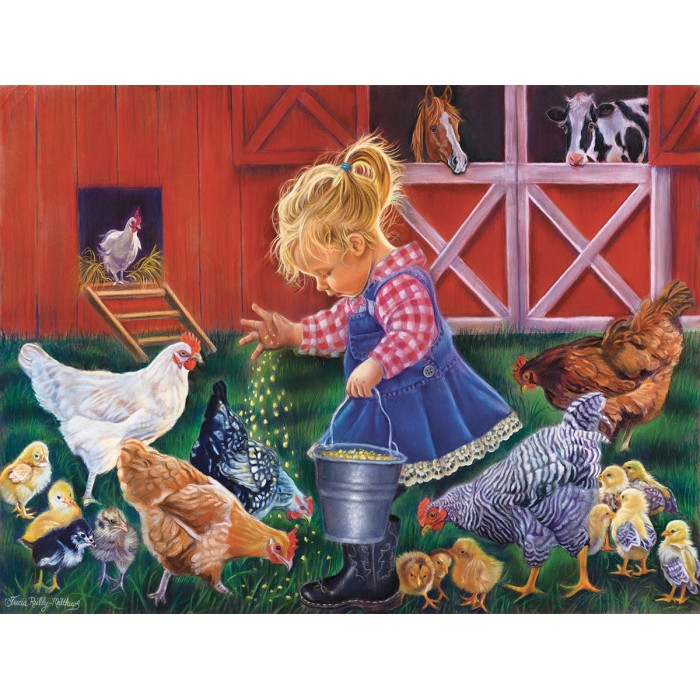 Puzzle  Sunsout-35886 Pièces XXL - Little Farm Girl