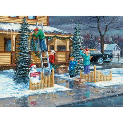 Puzzle Sunsout-37726 Décoration de Noel