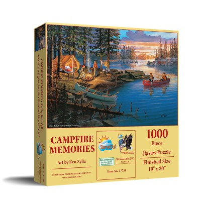 Puzzle Sunsout-37739 Souvenirs de Feu de Camp