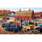 Puzzle  Sunsout-39816 Ken Zylla - Barnyard Gems