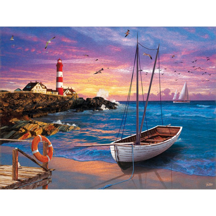 Puzzle Sunsout-42253 Pièces XXL - La Crique Chaleureuse