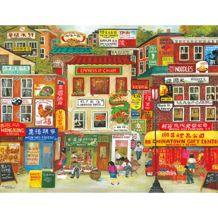 Puzzle  Sunsout-46356 Pièces XXL - Chinatown